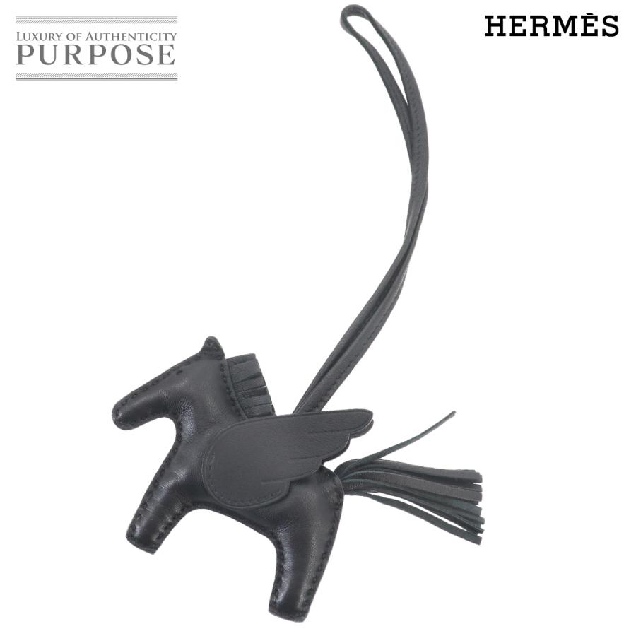 HERMES ペガサス　PM HERMES（エルメス） 新品同様 ソーブラック ロデオ ペガサス PM バッグ