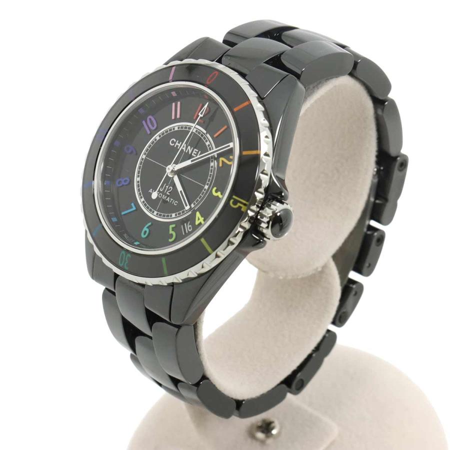 シャネル CHANEL J12 エレクトロ 38 世界限定1255本 H7122 メンズ 腕時計 デイト ブラック セラミック 自動巻き electro 90327770 CHANEL（シャネル） CHANEL J12 エレクトロ 38 世界限定1255本 H7122