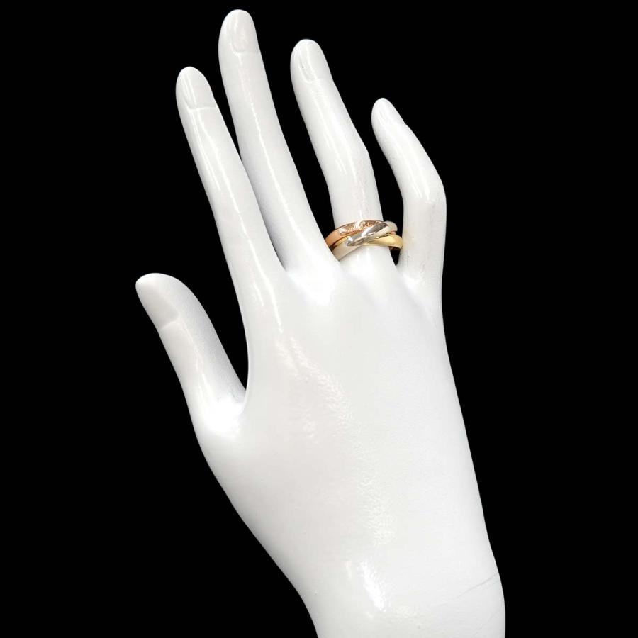カルティエ トリニティ リング K18YG K18WG/K18PG ＃53 Cartier 