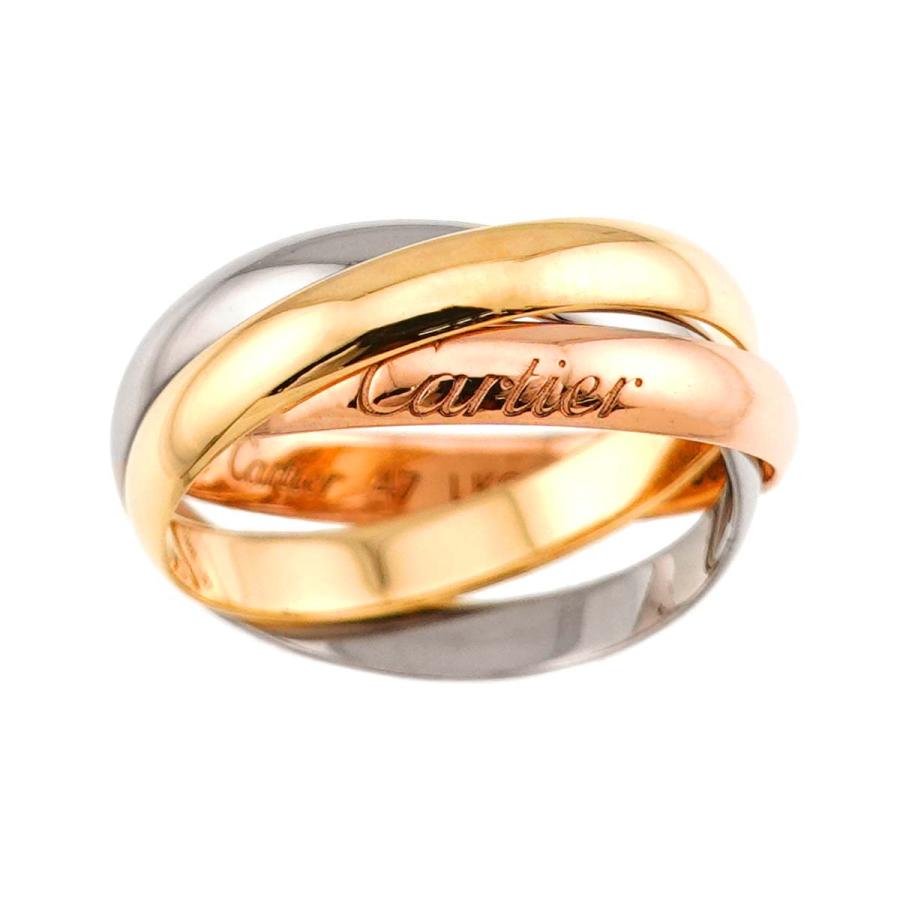 Cartier（カルティエ） トリニティ スモール SM #47 リング K18 YG WG 