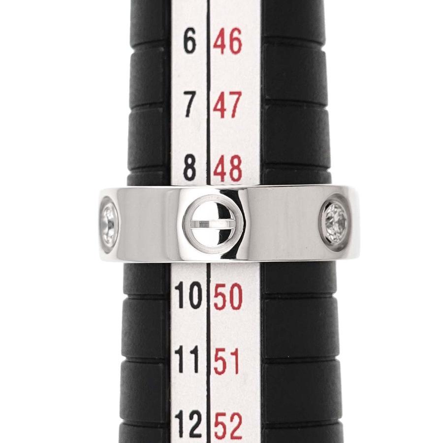 Cartier（カルティエ） ラブ クラシック #49 リング ハーフ ダイヤ 3P