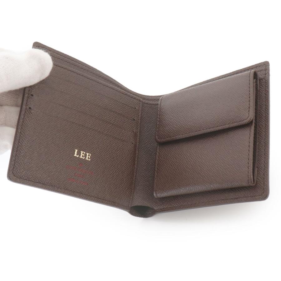 未使用 展示品 ルイ ヴィトン LOUIS VUITTON ダミエ ポルトフォイユ マルコ 二つ折り 財布 キャンバス エベヌ N61675 Marco 90328505 LOUIS VUITTON（ルイ・ヴィトン） 未使用 展示品 ルイ ヴィトン ダミエ
