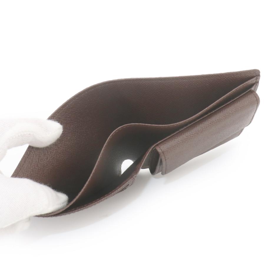 未使用 展示品 ルイ ヴィトン LOUIS VUITTON ダミエ ポルトフォイユ マルコ 二つ折り 財布 キャンバス エベヌ N61675 Marco 90328505 LOUIS VUITTON（ルイ・ヴィトン） 未使用 展示品 ルイ ヴィトン ダミエ