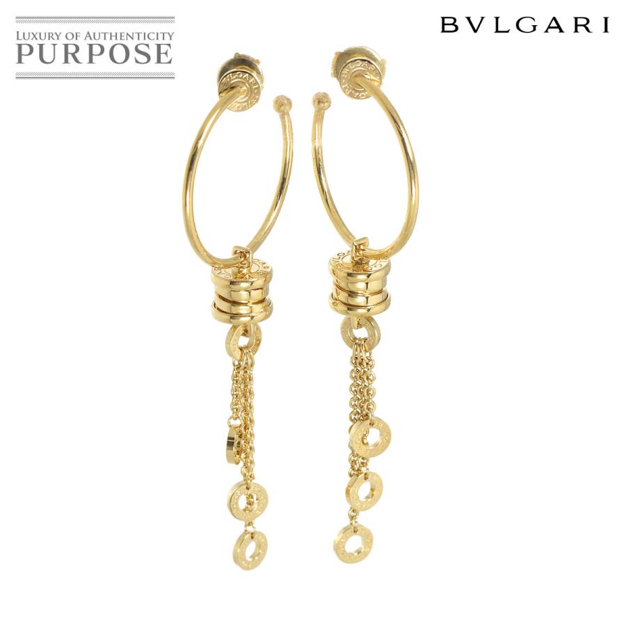 BVLGARI（ブルガリ） ビーゼロワン エレメント フープ ピアス K18 YG