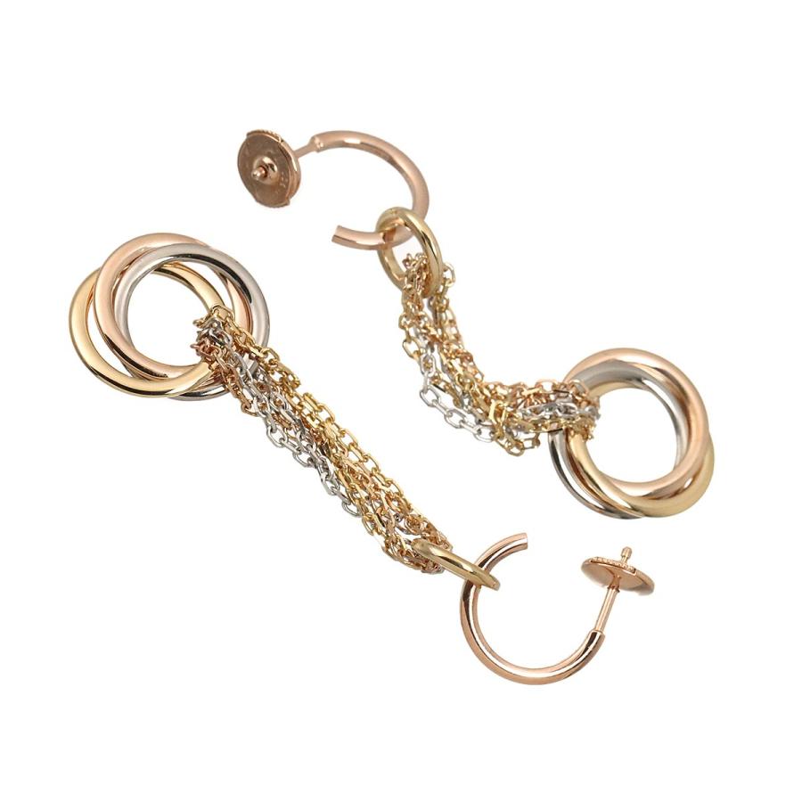 Cartier（カルティエ） トリニティ ピアス K18 YG PG WG 750 スリー