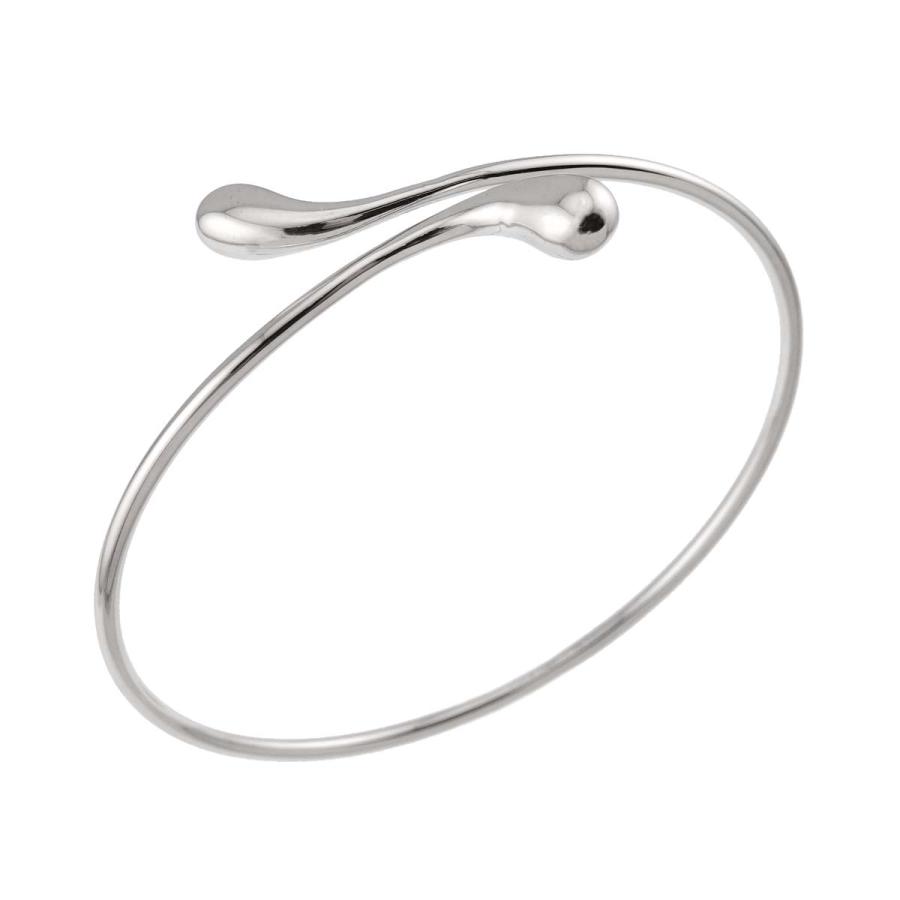 TIFFANY&Co.（ティファニー） ダブル ティアドロップ バングル 17.5cm