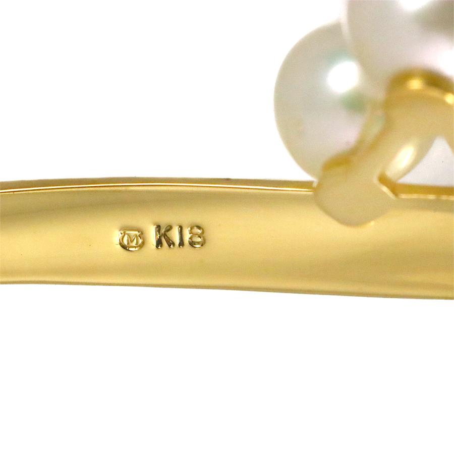 MIKIMOTO（ミキモト） アコヤ真珠 5.5mm ブローチ K18 YG イエロー