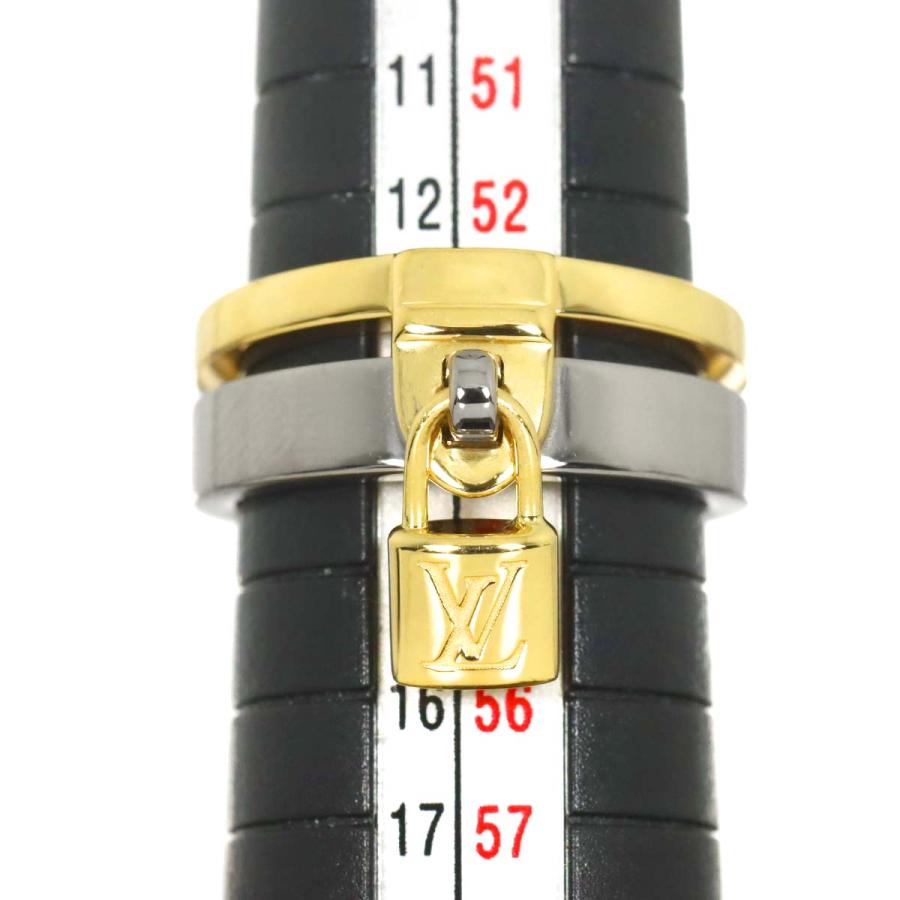 ルイヴィトン バーグ ロックイット リング 14号 刻印54 18K PG LOUIS 