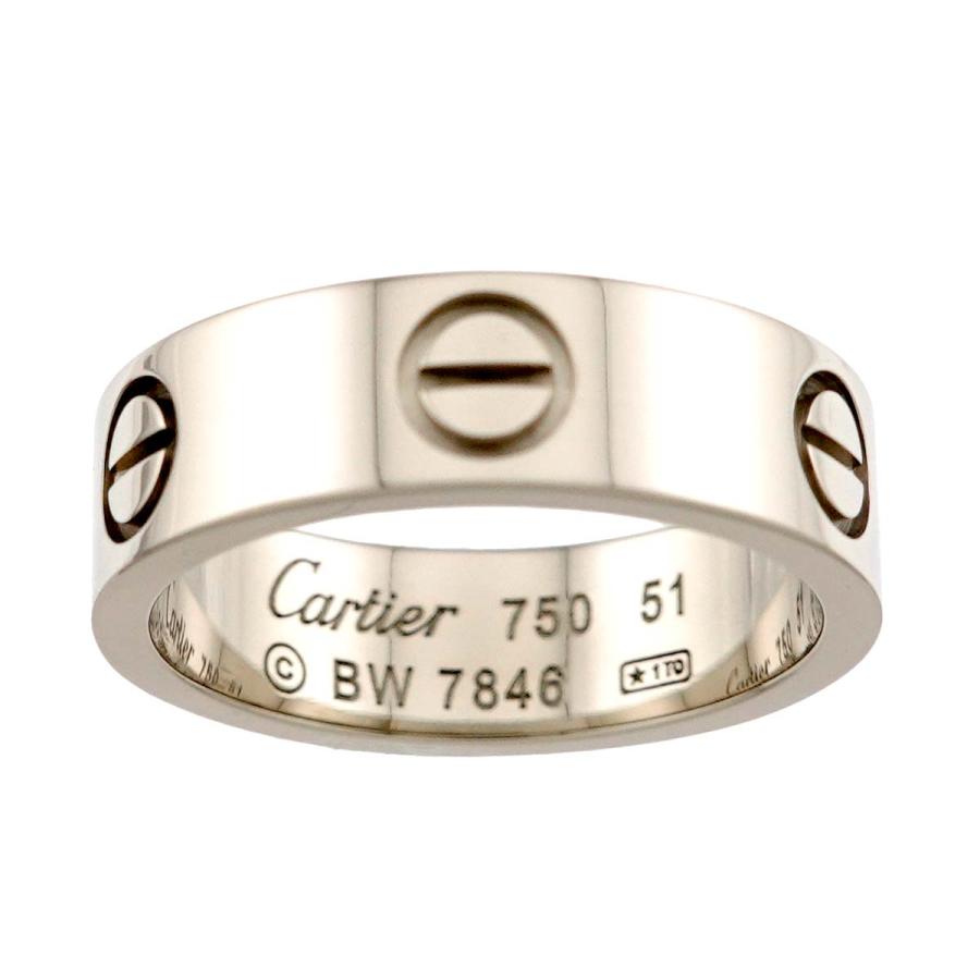 Cartier（カルティエ） ラブ クラシック #51 リング K18 WG ホワイト