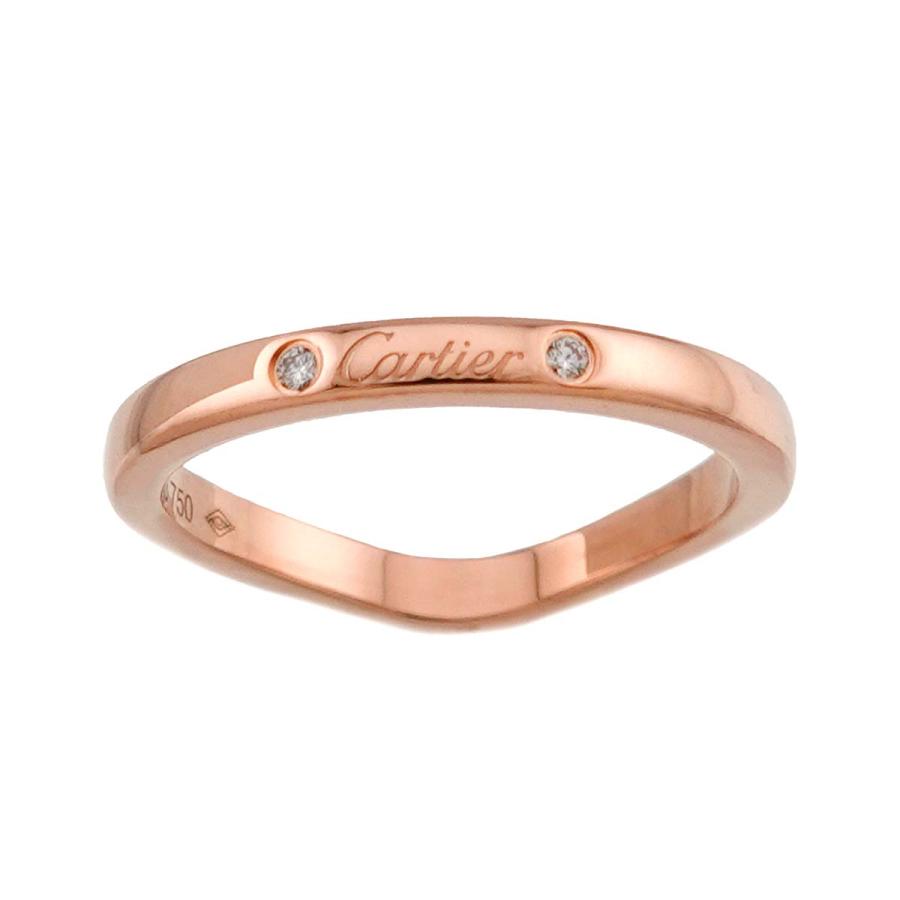 Cartier（カルティエ） バレリーナ カーブ #47 リング ダイヤ 3P PG 