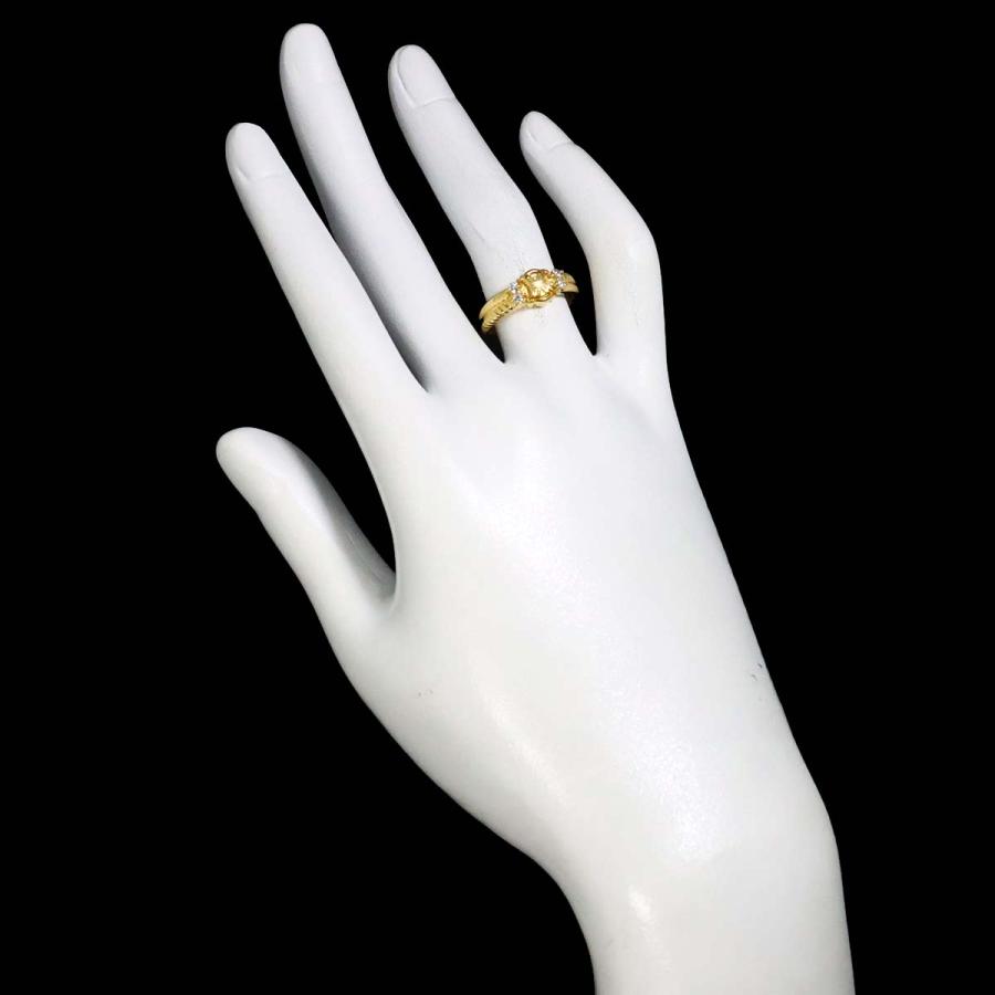 CELINE（セリーヌ） マカダム 11号 リング ダイヤ 0.12ct K18 YG