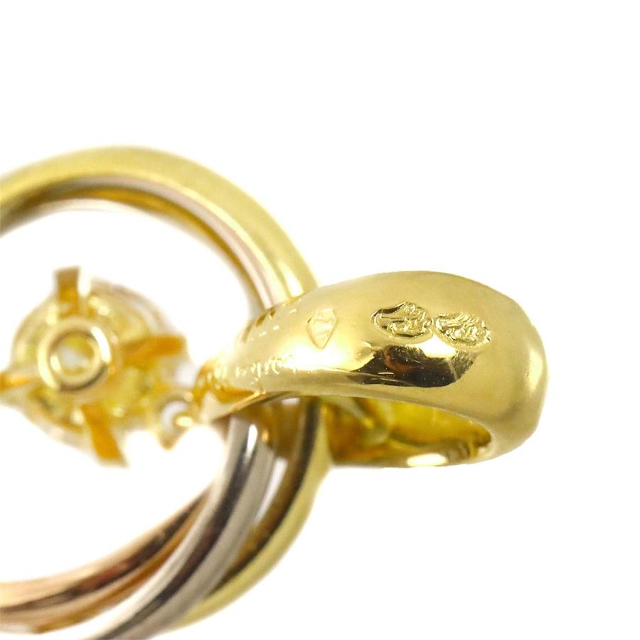 Cartier（カルティエ） トリニティ ダイヤ ペンダントトップ K18 YG WG