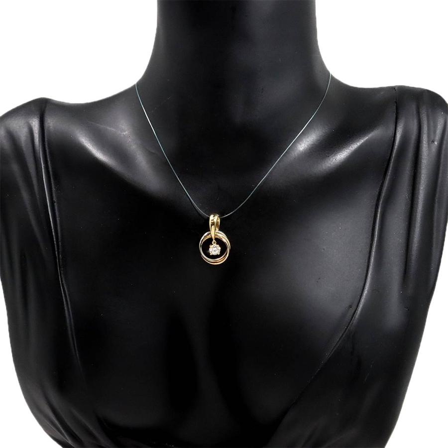 Cartier（カルティエ） トリニティ ダイヤ ペンダントトップ K18 YG WG