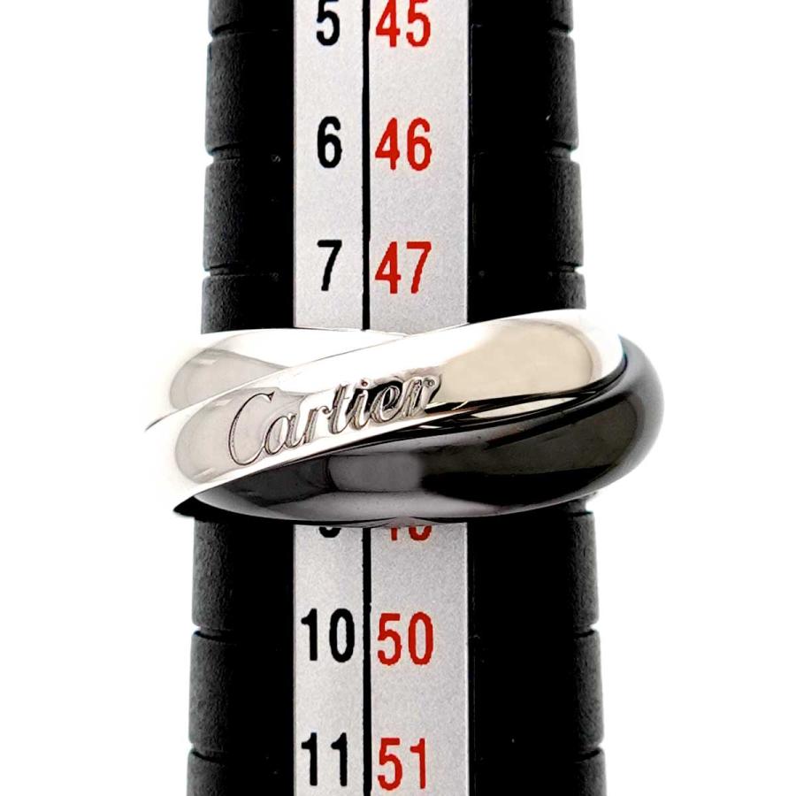 Cartier（カルティエ） トリニティ MM #48 リング セラミック K18 WG 3