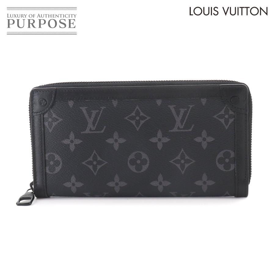 新品同様 ルイ ヴィトン LOUIS VUITTON モノグラム エクリプス トランク ジッピーウォレット ラウンドファスナー 長財布 M80558 90329043 LOUIS VUITTON（ルイ・ヴィトン） 新品同様 ルイ ヴィトン モノグラム