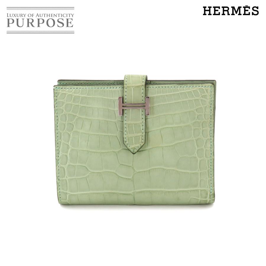 HERMES（エルメス） 新品同様 クロコダイル アリゲーター ベアン