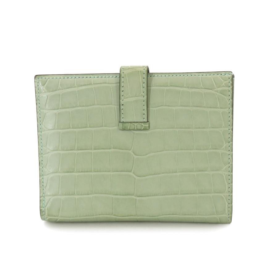 HERMES（エルメス） 新品同様 クロコダイル アリゲーター ベアン