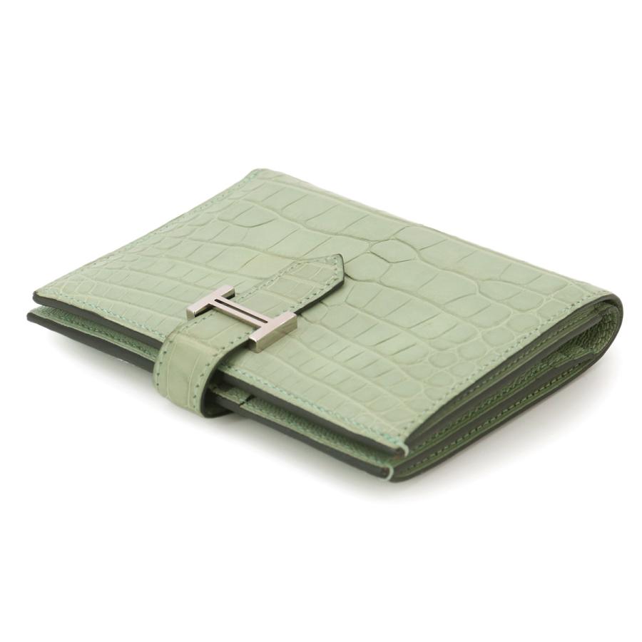 HERMES（エルメス） 新品同様 クロコダイル アリゲーター ベアン