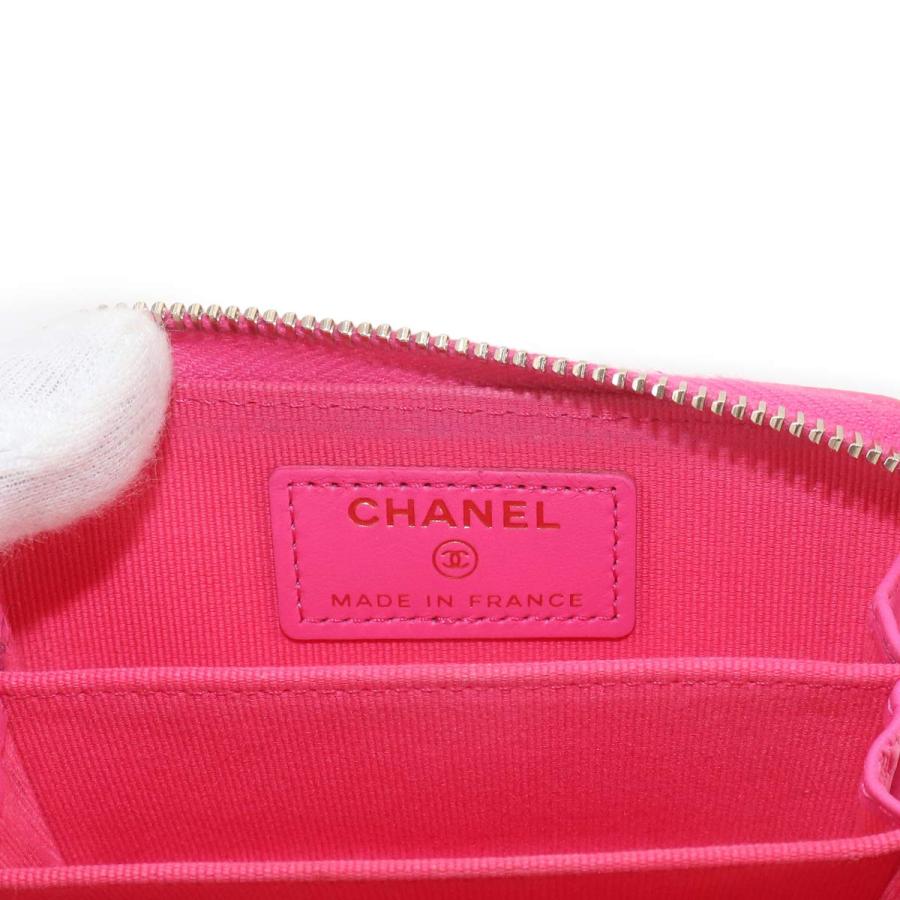 CHANEL（シャネル） 美品 マトラッセ クラシック ジップ コインパース