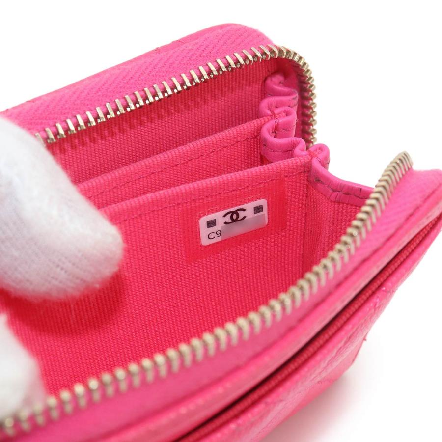CHANEL（シャネル） 美品 マトラッセ クラシック ジップ コインパース