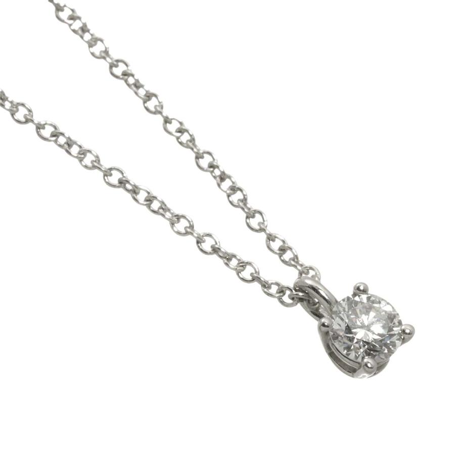 TIFFANY&Co.（ティファニー） ソリティア ダイヤ 約 0.17ct ネックレス