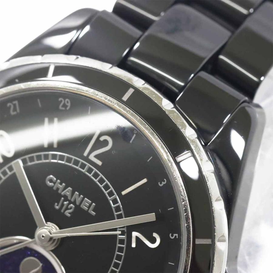 シャネル CHANEL J12 ファーズ ドゥ リュヌ メンズ 腕時計 H3406 デイト ムーンフェイズ 自動巻き Phase De Lune 90329148 CHANEL（シャネル） CHANEL J12 ファーズ ドゥ リュヌ メンズ 腕時計