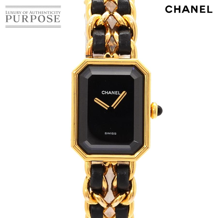 CHANEL プルミエール L ゴールド ブラック ヴィンテージ 正規品 CHANEL（シャネル） プルミエール Lサイズ H0001 ヴィンテージ