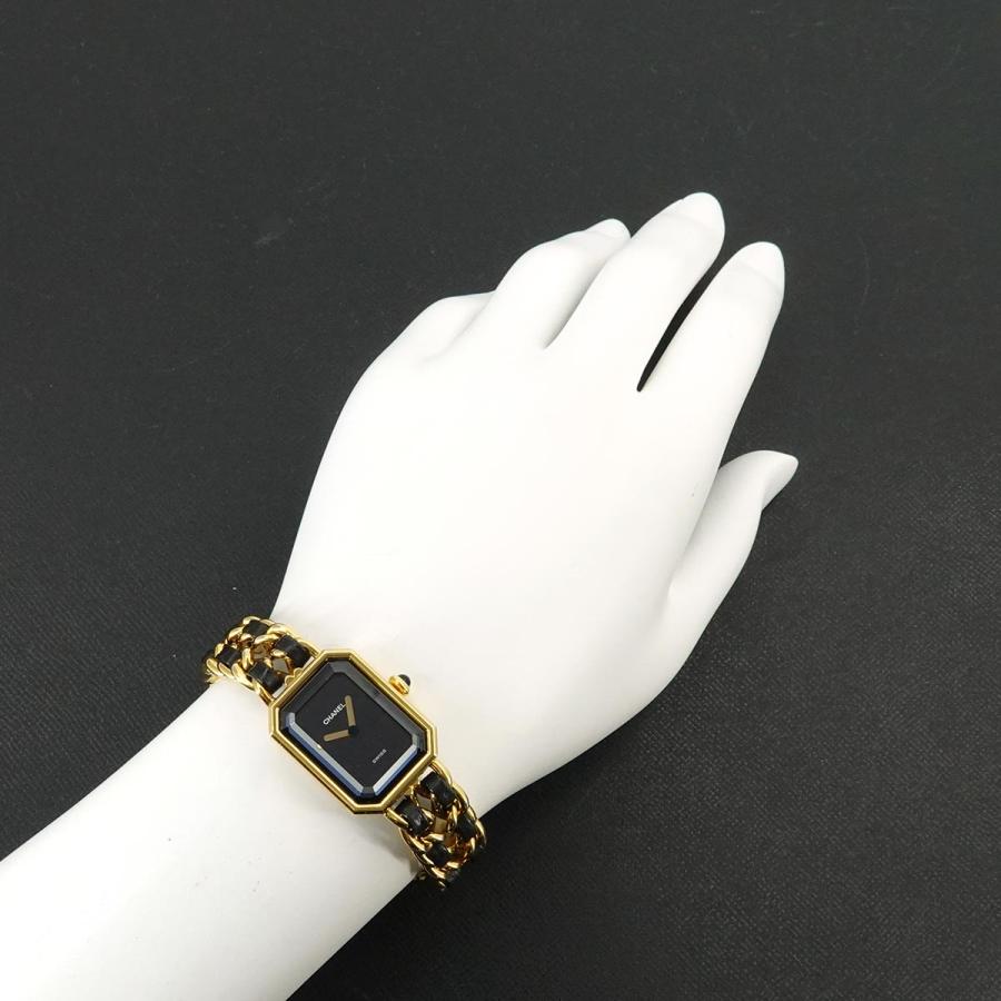 CHANEL プルミエール L ゴールド ブラック ヴィンテージ 正規品 CHANEL（シャネル） プルミエール Lサイズ H0001 ヴィンテージ