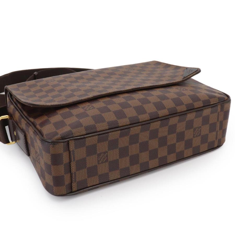 美品 ルイ ヴィトン LOUIS VUITTON ダミエ シェルトン MM ショルダー バッグ エベヌ ブラウン N41149 ゴールド 金具 Shelton 90329377 LOUIS VUITTON（ルイ・ヴィトン） 美品 シェルトン MM ルイ ヴィトン
