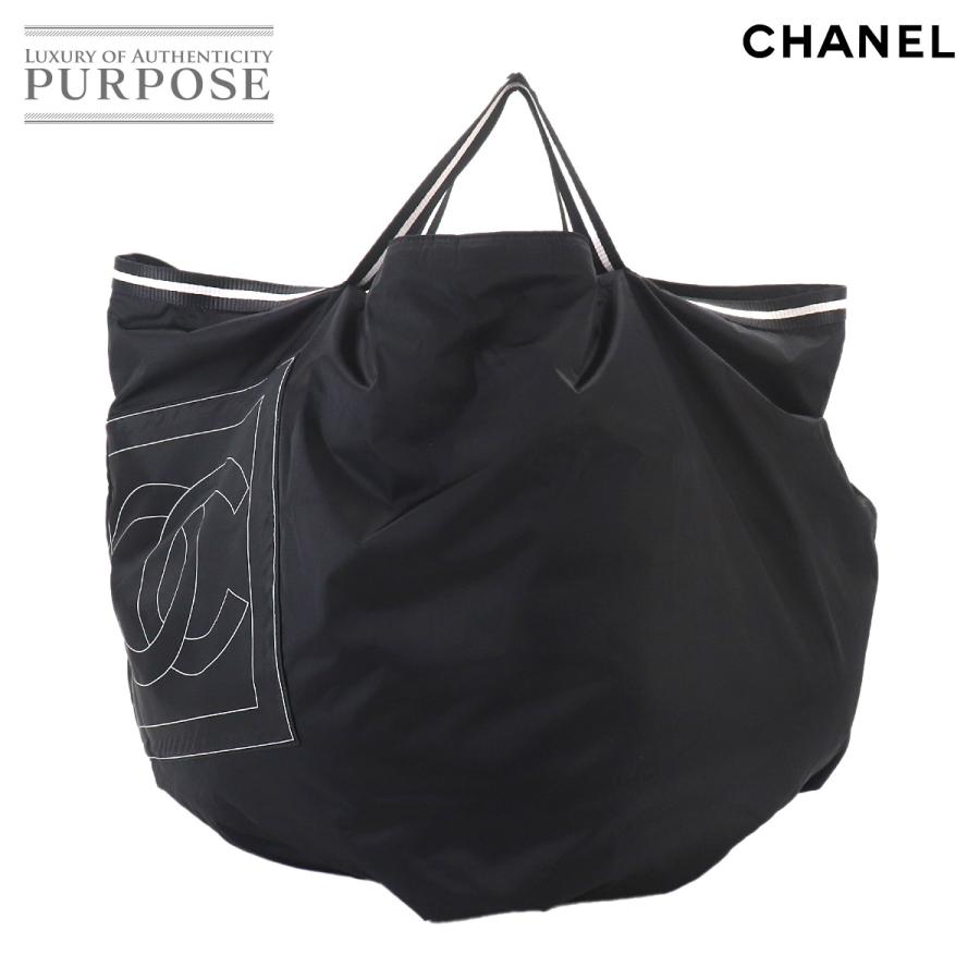 CHANEL（シャネル） スポーツライン トート バッグ ナイロン ブラック