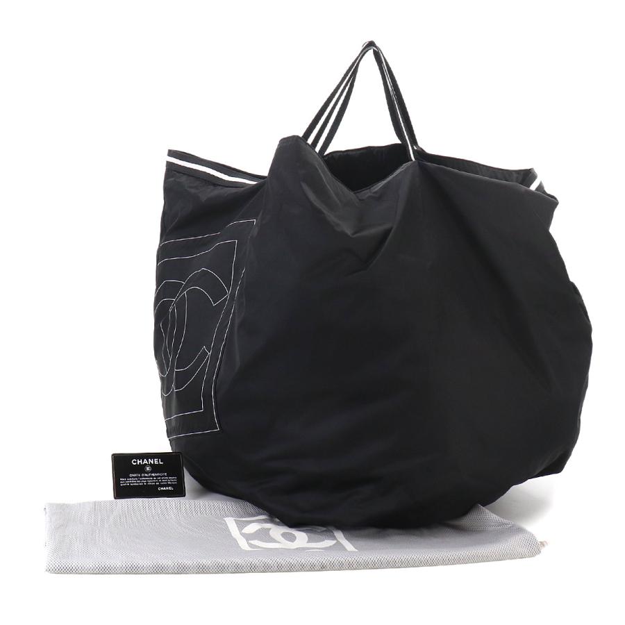 CHANEL（シャネル） スポーツライン トート バッグ ナイロン ブラック