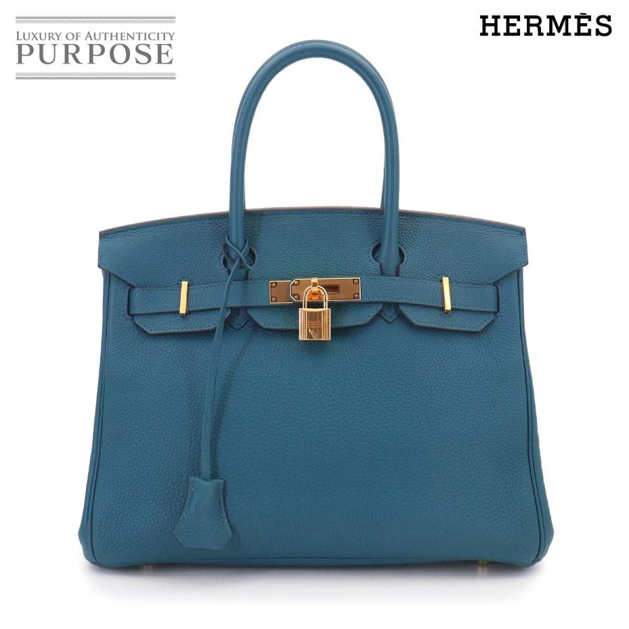 HERMES（エルメス） 新品同様 バーキン30 トゴ コバルト ハンド バッグ