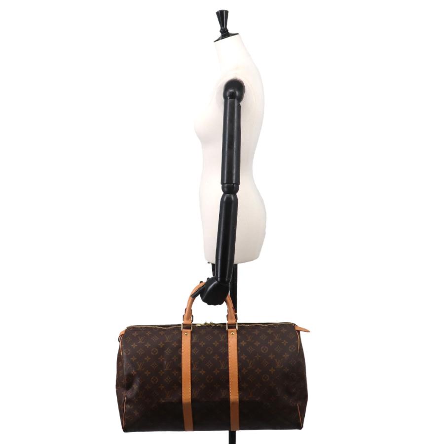 Louis Vuitton ボストンバッグ ブラウンキーポール50 LOUIS VUITTON（ルイ・ヴィトン） キーポル 50 ルイ ヴィトン