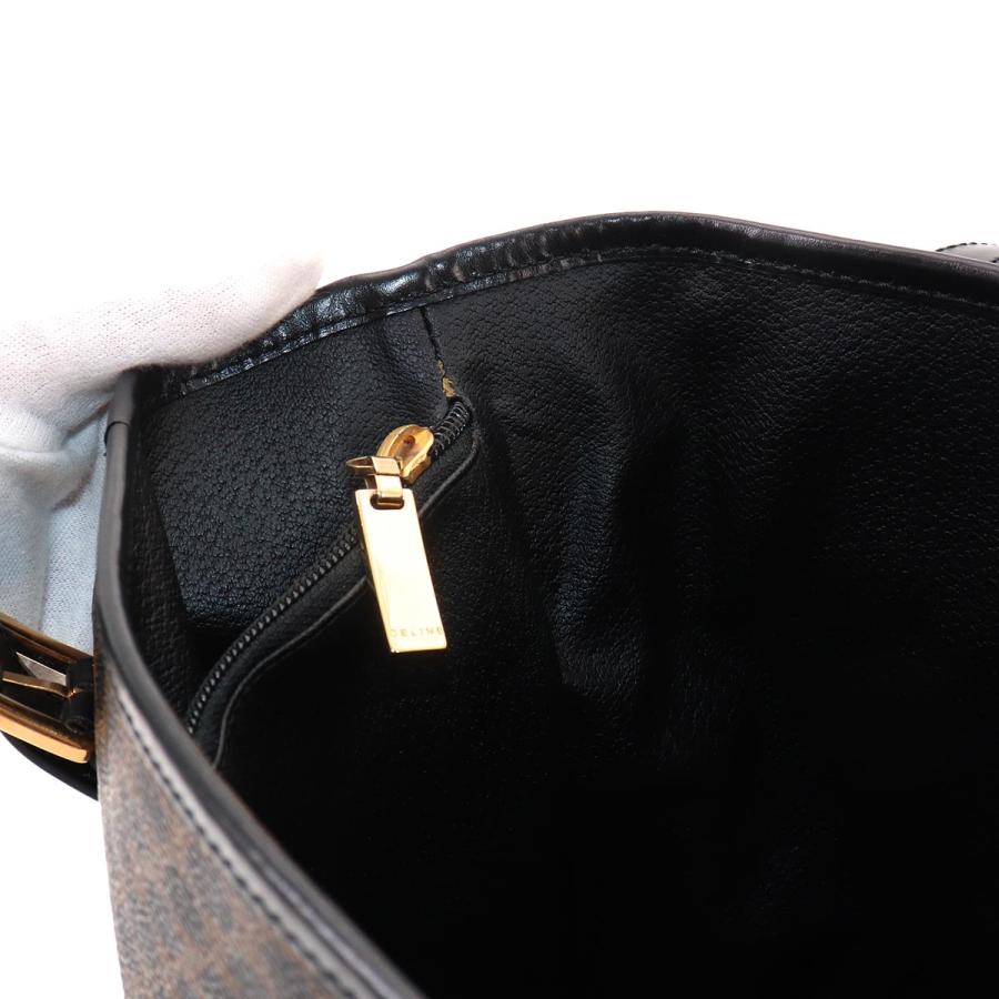 CELINE（セリーヌ） 美品 マカダム トート バッグ ブラック ブラウン