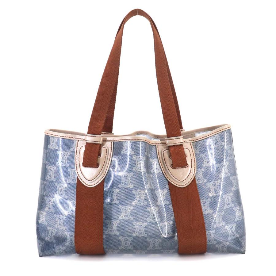 セリーヌ マカダム トートバッグ CELINE（セリーヌ） マカダム トート バッグ ビニール キャンバス