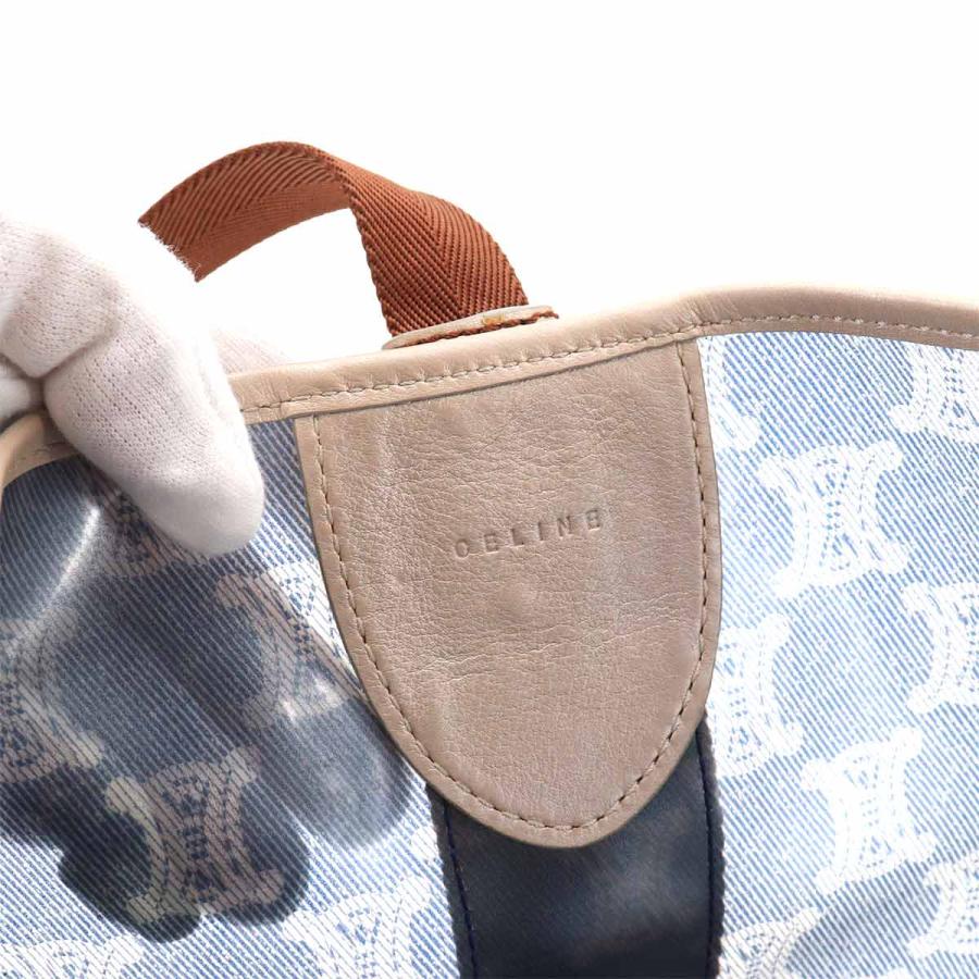 CELINE（セリーヌ） マカダム トート バッグ ビニール キャンバス