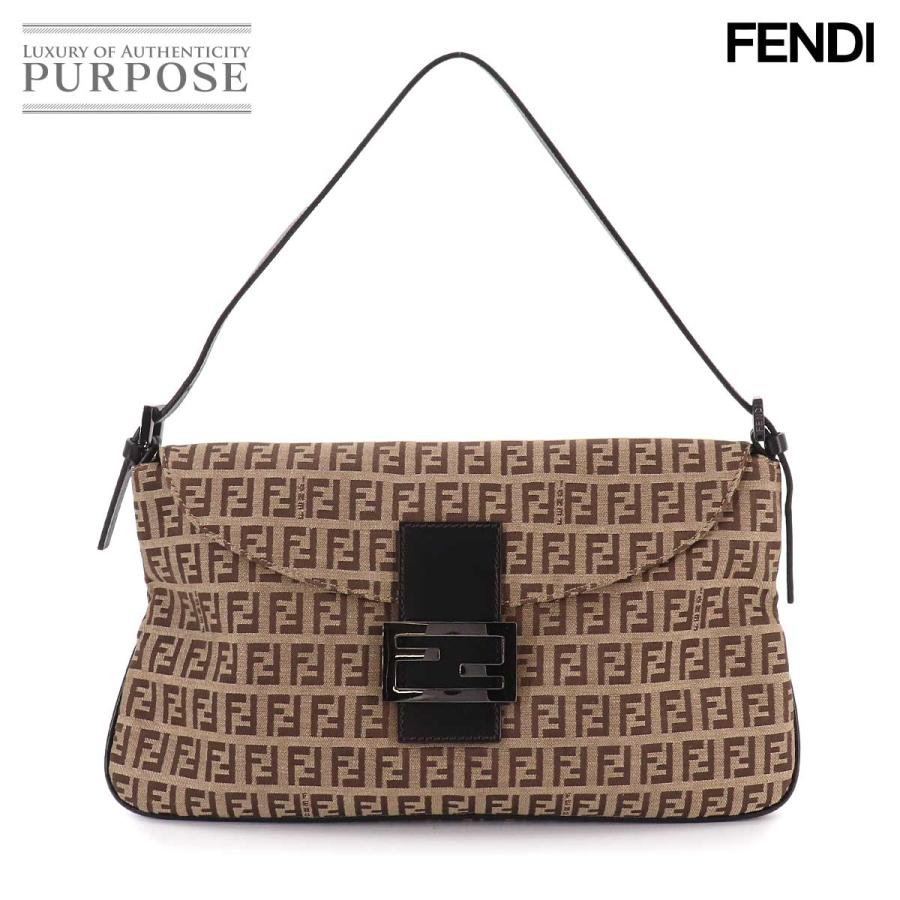 FENDI（フェンディ） 新品同様 ズッキーノ マンマバゲット ショルダー 