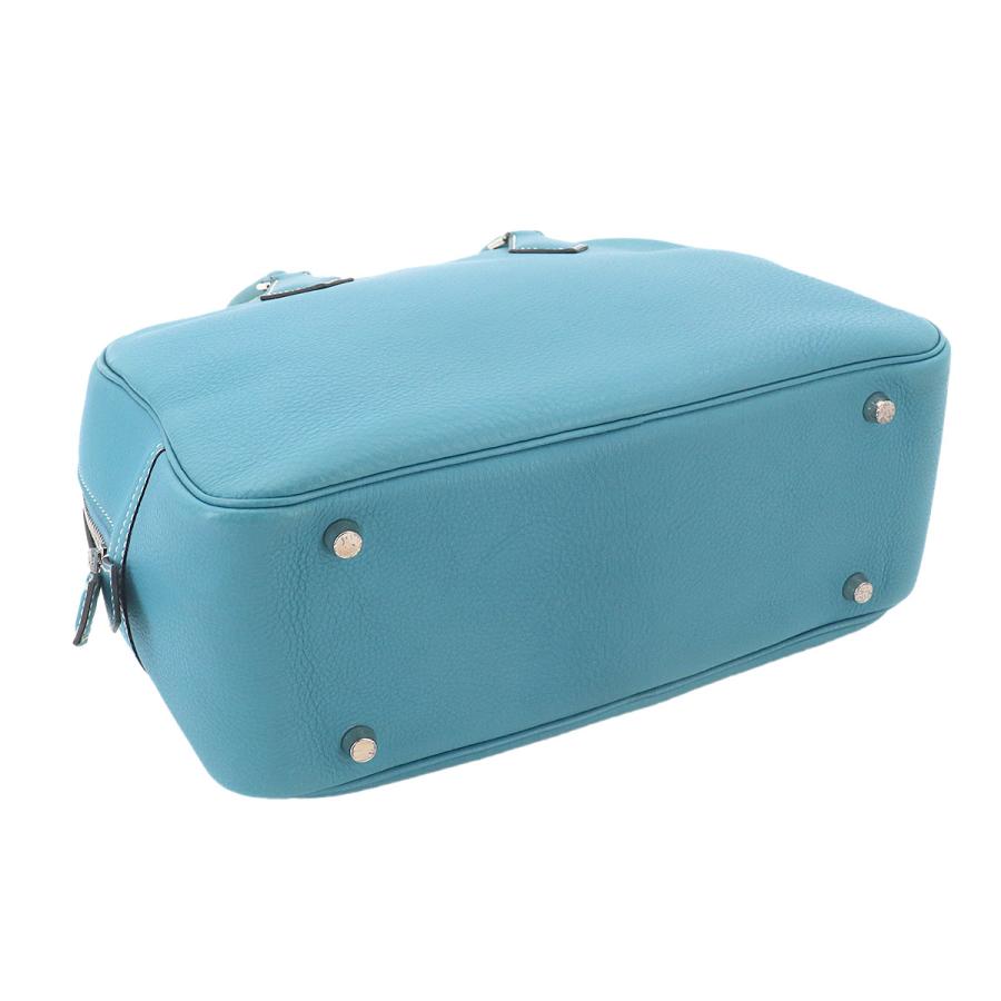 HERMES（エルメス） 美品 プリュム 28 ハンド バッグ トゴ ブルー
