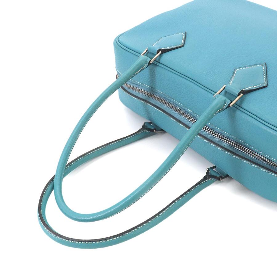 HERMES（エルメス） 美品 プリュム 28 ハンド バッグ トゴ ブルー