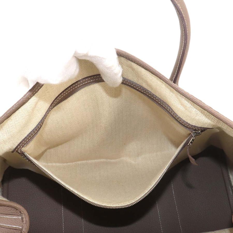HERMES エルメス ガーデンパーティ PM ネゴンダ エトゥープ □O刻印 HERMES（エルメス） ガーデンパーティ 36 PM トート バッグ ネゴンダ