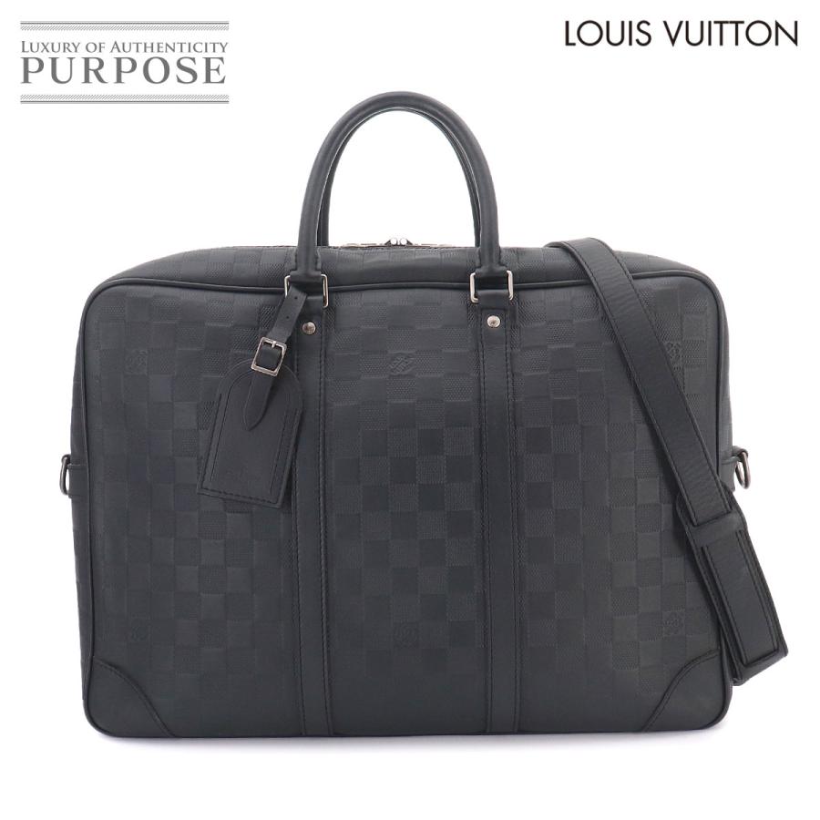Louis Vuitton タイガ ポルトドキュマン ヴォワヤージュ ブラック LOUIS VUITTON（ルイ・ヴィトン） 新品同様 ルイ ヴィトン タイガ PDV