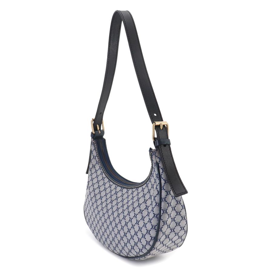 CELINE（セリーヌ） 美品 マカダム ショルダー バッグ キャンバス