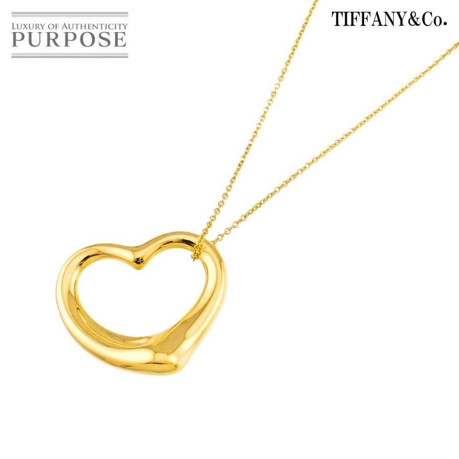 TIFFANY&Co.（ティファニー） オープンハート 幅27mm ネックレス 45cm 