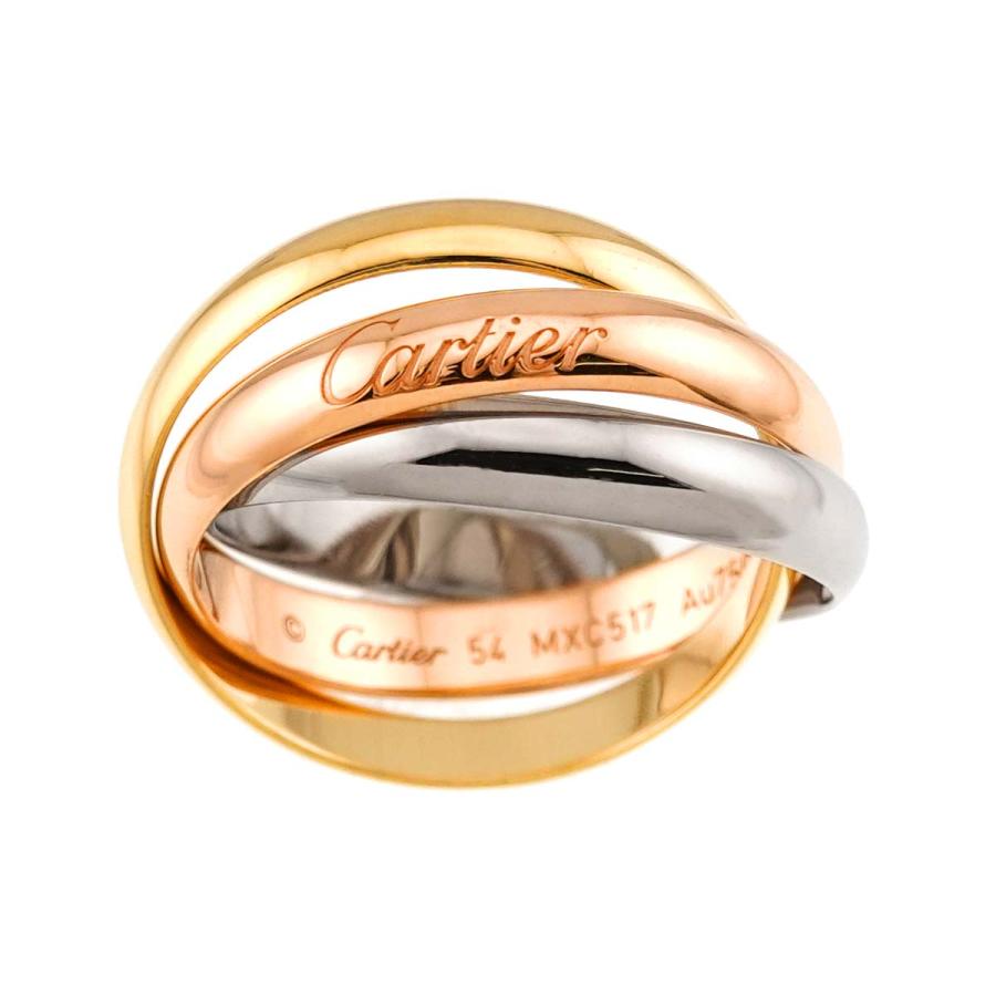 Cartier（カルティエ） トリニティ MM #54 リング K18 YG WG PG 3連