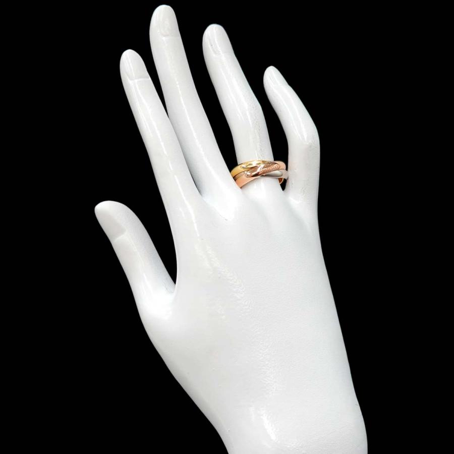 Cartier（カルティエ） トリニティ MM #54 リング K18 YG WG PG 3連