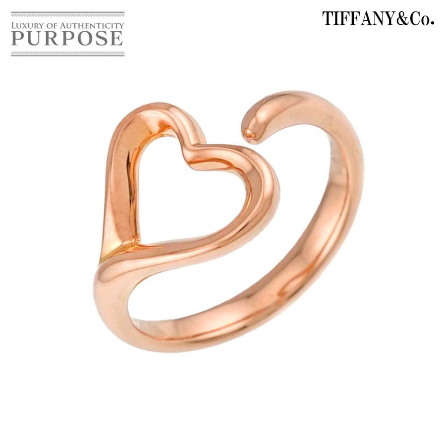 ティファニー オープン ハート リング ゴールド TIFFANY Co
