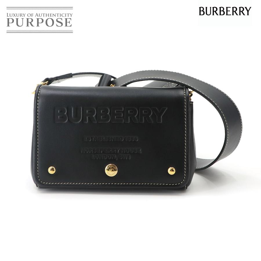 BURBERRY（バーバリー） 新品同様 ホースフェリー スモール ショルダー 