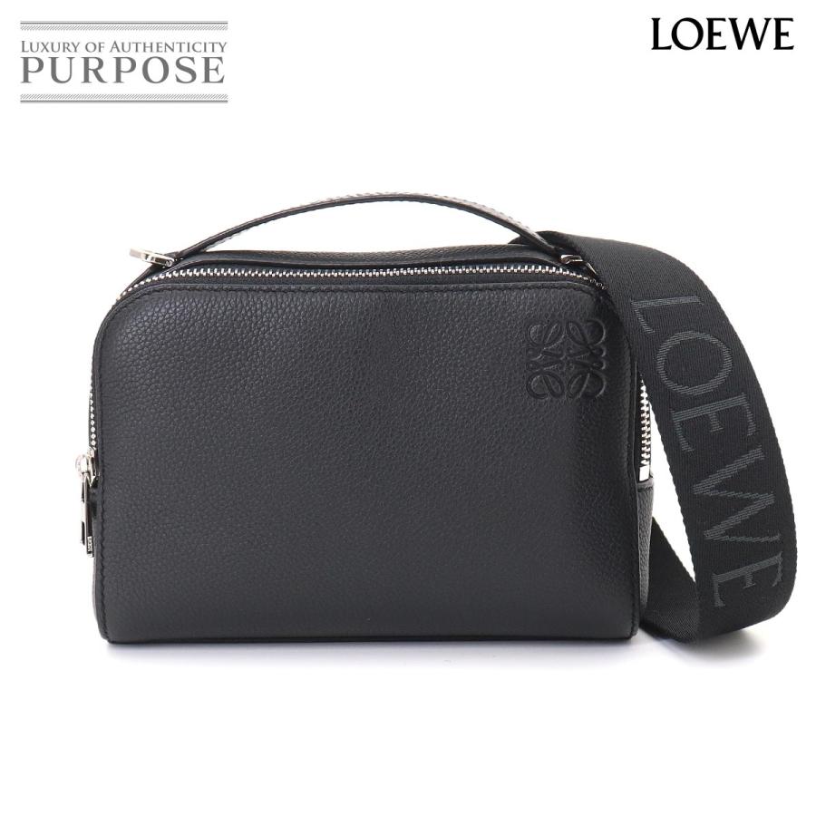 新品同様 ロエベ LOEWE クロスボディ カメラバッグ ミニ 2way ハンド ショルダー バッグ レザー ブラック 90330148 LOEWE（ロエベ） 新品同様 クロスボディ カメラバッグ ミニ 2way