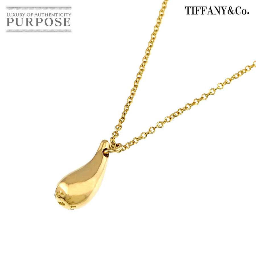 TIFFANY&Co.（ティファニー） ティアドロップ ネックレス 40cm K18 YG 