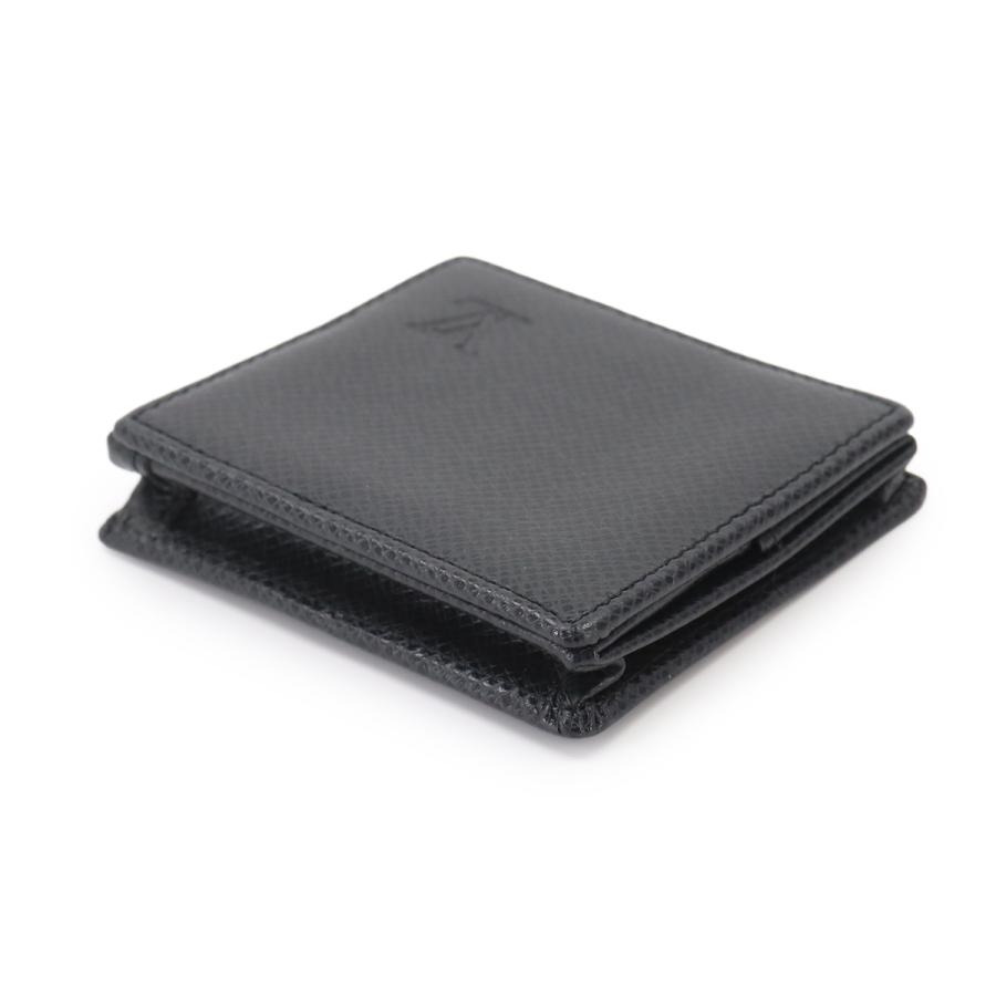 美品 ルイ ヴィトン LOUIS VUITTON タイガ ポルトモネ ボワット ケース レザー アルドワーズ ブラック M30382 90330303 LOUIS VUITTON（ルイ・ヴィトン） 美品 ルイ ヴィトン タイガ